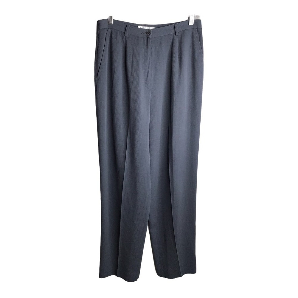 Garfield & Marks Pants Women's Size 10 Gray Dress Slacks High‎ Rise Designer EUC